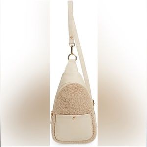 Mali + Lili Gwen Mixed Media Water Resistant Sling Bag